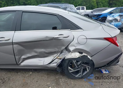 2024 Hyundai Elantra Hybrid Limited from USA, damaged, VIN KMHLN4DJ6RU096808
